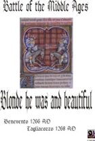 Blond he was and beautiful: Benevento and Tagliacozzo