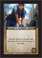Torg Eternity - Core Earth Cosm Card - There's Always Hope