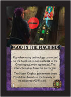 Torg Eternity - Cyberpapacy Cosm Card - God in the Machine