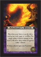 Torg Eternity - Cyberpapacy Cosm Card - Malraux's Wrath
