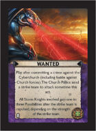 Torg Eternity - Cyberpapacy Cosm Card - Wanted