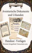 Aktentasche Aventuriens - Handouts - Vorlagen und Baukasten