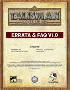 Talisman Adventures - Errata and FAQ