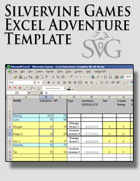 Silvervine Games Excel Adventure Template