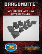 2/3 Height and 1x2 Cavern Walls