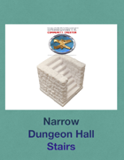 Narrow Dungeon Hall Stairs