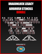DRAGONLOCK Legacy Airbrush Stencils BUNDLE