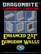 Enhanced 2x1" Dungeon Walls