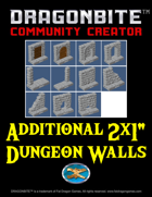 Additional 2x1" Dungeon Walls