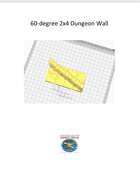 2x4 60 Degree Dungeon Wall