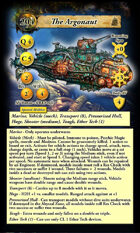DeepWars - Submarine Game Card Template