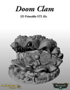 Doom Clam STL - 3D Printable Scenic Terrain