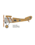 1/48 Hanriot HD.1 (Austro-Hungary) paper model