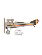 1/48 Hanriot HD.1 (Jan Olieslagers) paper model