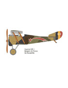 1/48 Hanriot HD.1 (5e Escadrille) paper model
