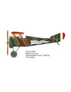 1/48 Hanriot HD.1 (Italian livery) paper model