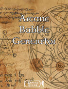 Arcane Babble Generator