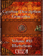 Creature Description Generator Volume 10 - Mutations