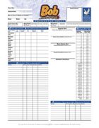 Bob, Lord of Evil Character Sheet 1