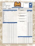 Bob, Lord of Evil Character Sheet 2