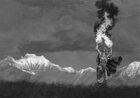 Infinite Images - Stock Illustration - Elemental Fire Shaman v1 - Half Page, GS 150ppi