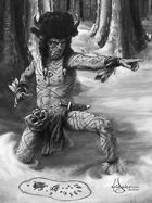 Infinite Images - Stock Illustration - Kommanza Shaman - Quarter Page, GS 150ppi