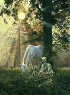 Infinite Images - Stock Illustration - The Vanquished Cavalier - Full Page, 4c 300ppi