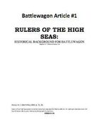Battlewagon Article #1: Rulers of the High Seas