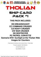 Federation Commander: Tholian Ship Card Pack #1