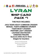Federation Commander: Lyran Ship Card Pack #1
