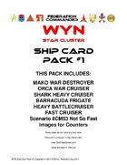 Federation Commander: WYN Ship Card Pack #1