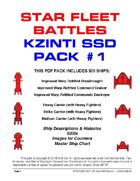 Star Fleet Battles: Kzinti SSD Pack #1