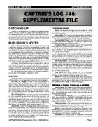 Captain's Log #46 Supplement