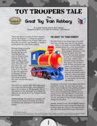 Toy Troopers Tale The Great Toy Train Robbery