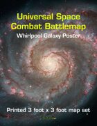 Universal Space Combat Battlemap - Far Away Galaxy Poster