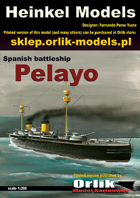 1:200 Spanish Battleship Pelayo papermodel