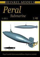 1/48 1888 Peral Submarine Paper Model