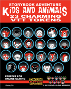 Storybook Adventure: Kids and Animals VTT Tokens