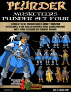 Plunder: Musketeers Paper Miniature Plunder Set Four