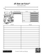 Vendai Character Sheets