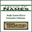 Deck O' Names Anglo Saxon Places Generator