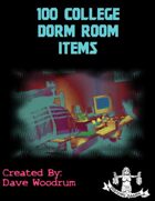 100 College Dorm Room Items