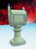Alien Dollhouse: Martian TV (STL Model)