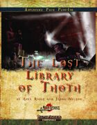 The Lost Library of Thoth (Pathfinder Second Edition)
