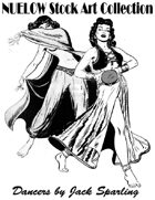 NUELOW Stock Art Collection: Dancers by Jack Sparling