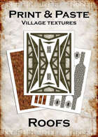 Print & Paste Village textures: Roofs