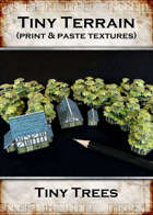 Print & Paste Textures: Tiny Trees