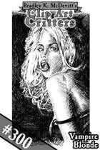 Clipart Critters 300- Vampire Blonde