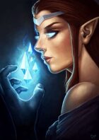 Zelart 044: Elven Crystal Mage (Scholarship Donation)