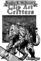 Clipart Critters 421 - Weretiger